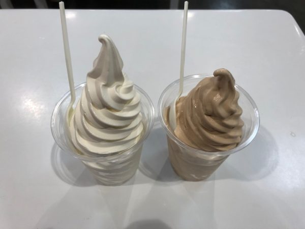 ソフトクリーム二種