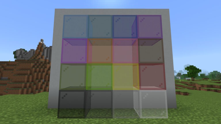 マイクラ ステンドグラスの作り方 彩を加えておしゃれに建築しよう マインクラフト統合版