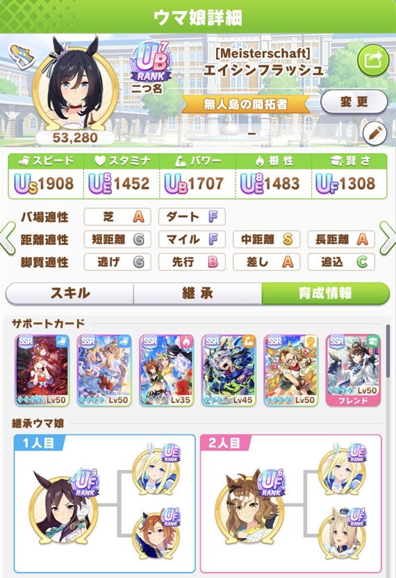 エイシンフラッシュ（阪神2200・デッキ・継承）