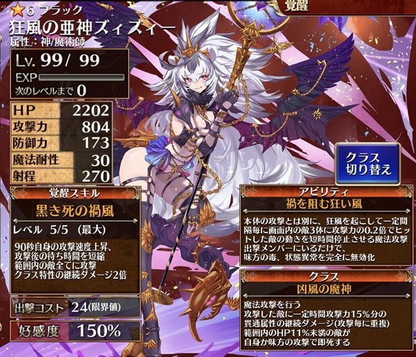 狂風の亜神ズィズィー（凶風の魔神）