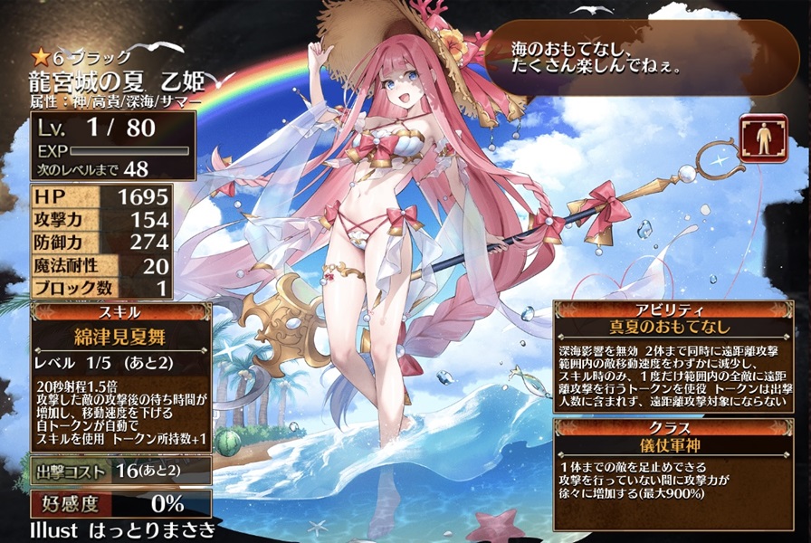 龍宮城の夏 乙姫