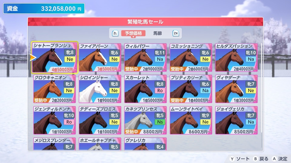 ⑩追加検証繁殖牝馬ラインナップ③