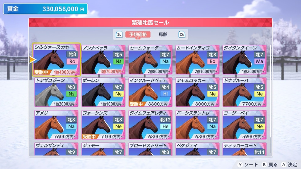 ⑪追加検証繁殖牝馬ラインナップ④