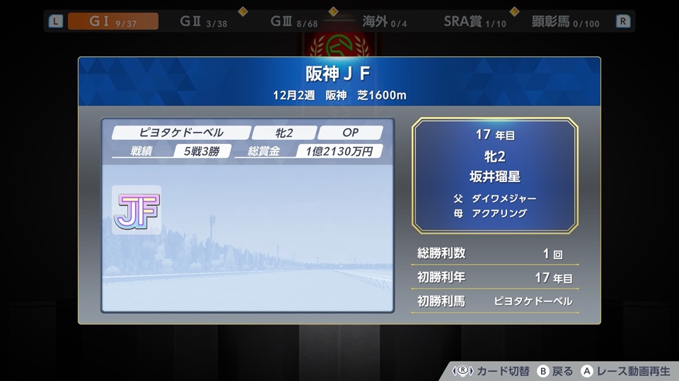 ピヨタケドーベル（Ｇ1カード裏）