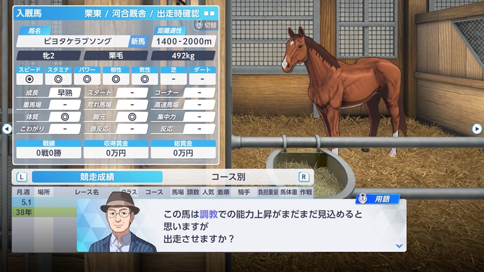 早熟デビュー前能力