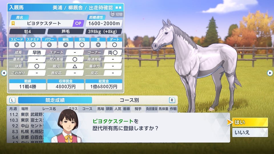 歴代所有馬（登録）