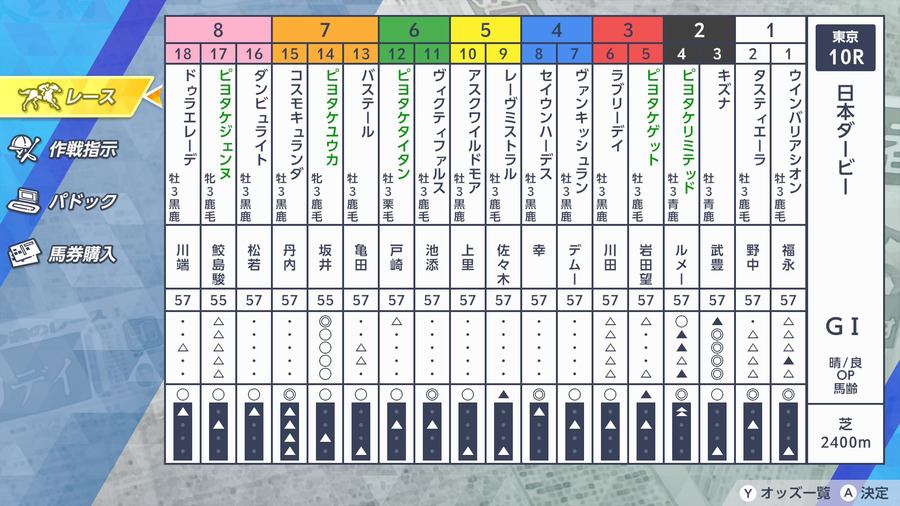 02_日本ダービー（出馬表）