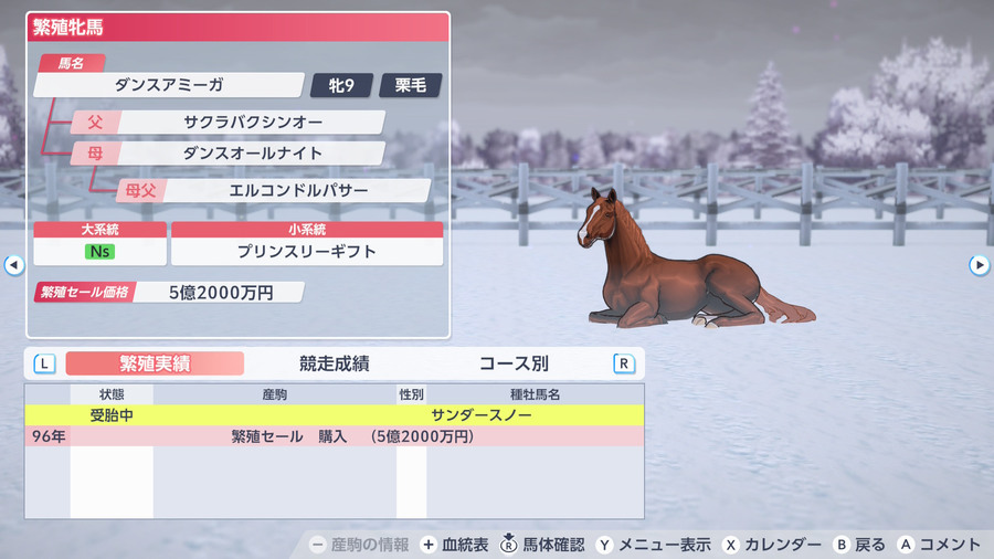 スワーヴリチャード×2代目の配合から産まれた牝馬（血統・クロス18.75）