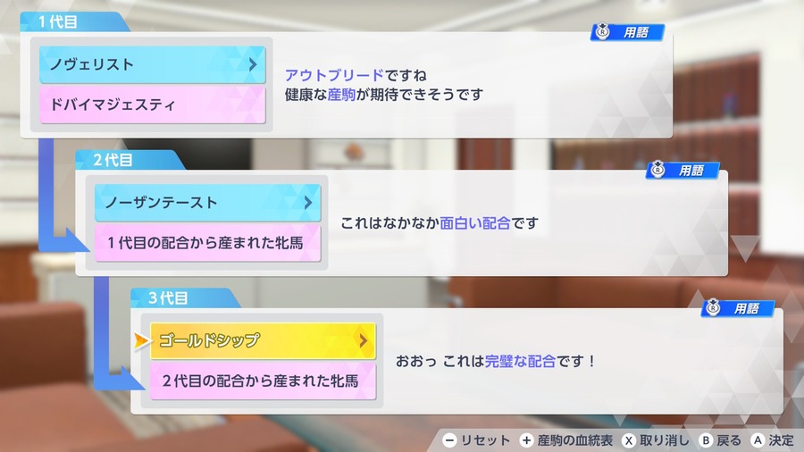 ドバイマジェスティ（ノヴェリスト→ノーザンテースト→ゴールドシップ完璧ルート）