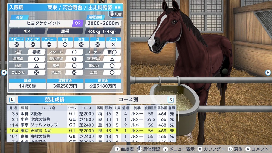 ピヨタケウインド（天皇賞秋勝利）