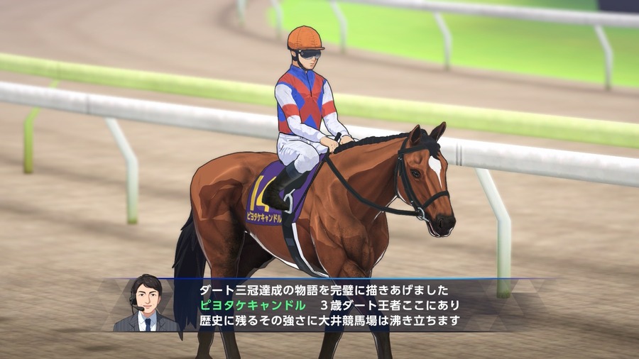 ピヨタケキャンドル（ダート三冠達成）