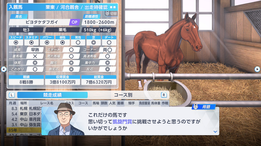 ピヨタケタフガイ（札幌記念勝利後・凱旋門賞打診） (1)