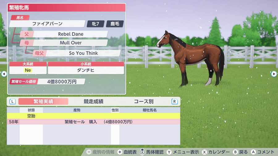 ファイアバーン（繁殖牝馬情報）