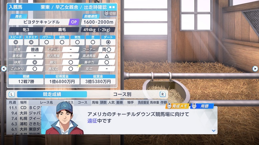 ブリーダーズカップクラシック（アメリカ遠征）