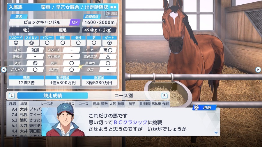 ブリーダーズカップクラシック（挑戦相談）